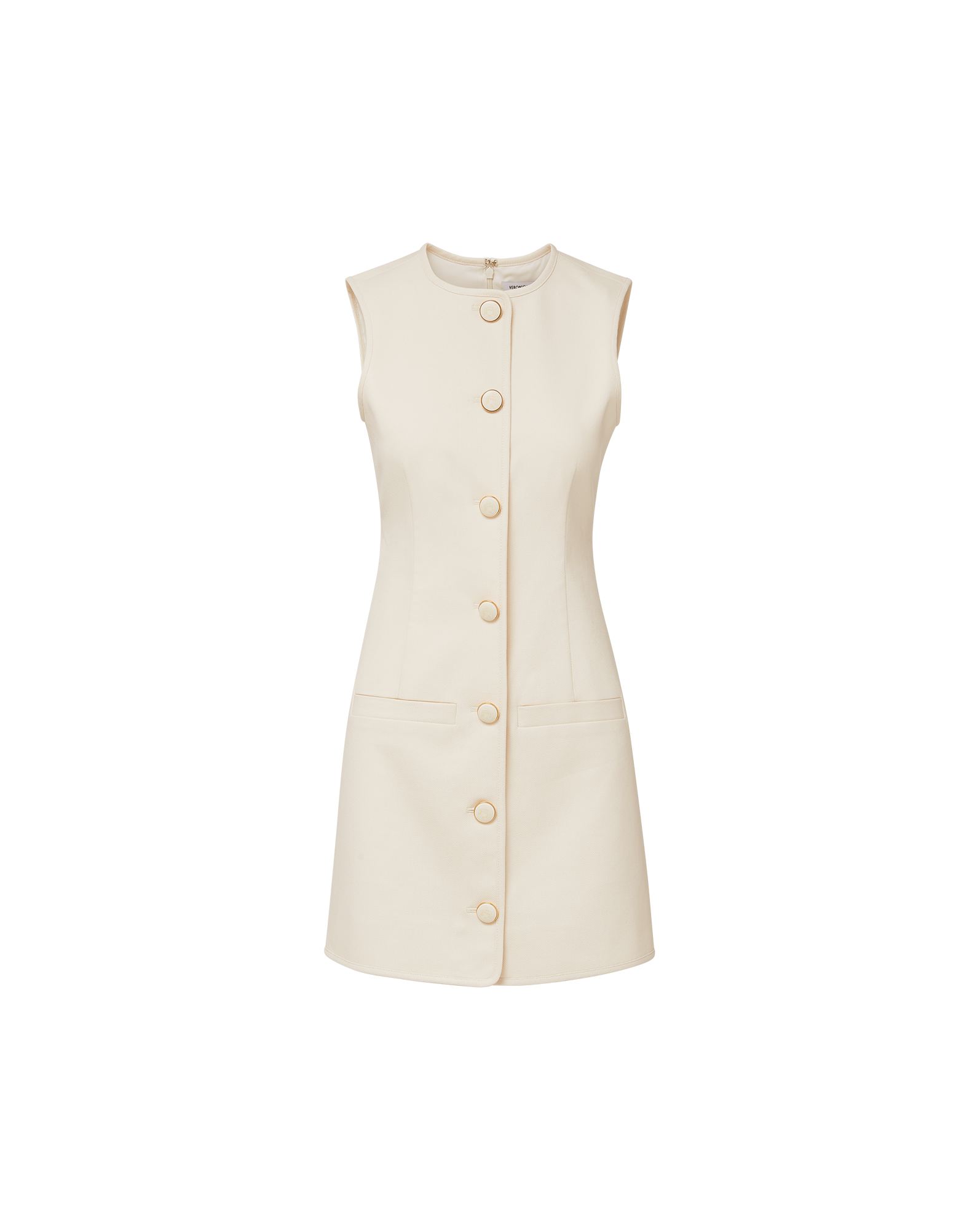 Whistler Mini Dress with Piping & Welt Pockets | Stretch Cotton