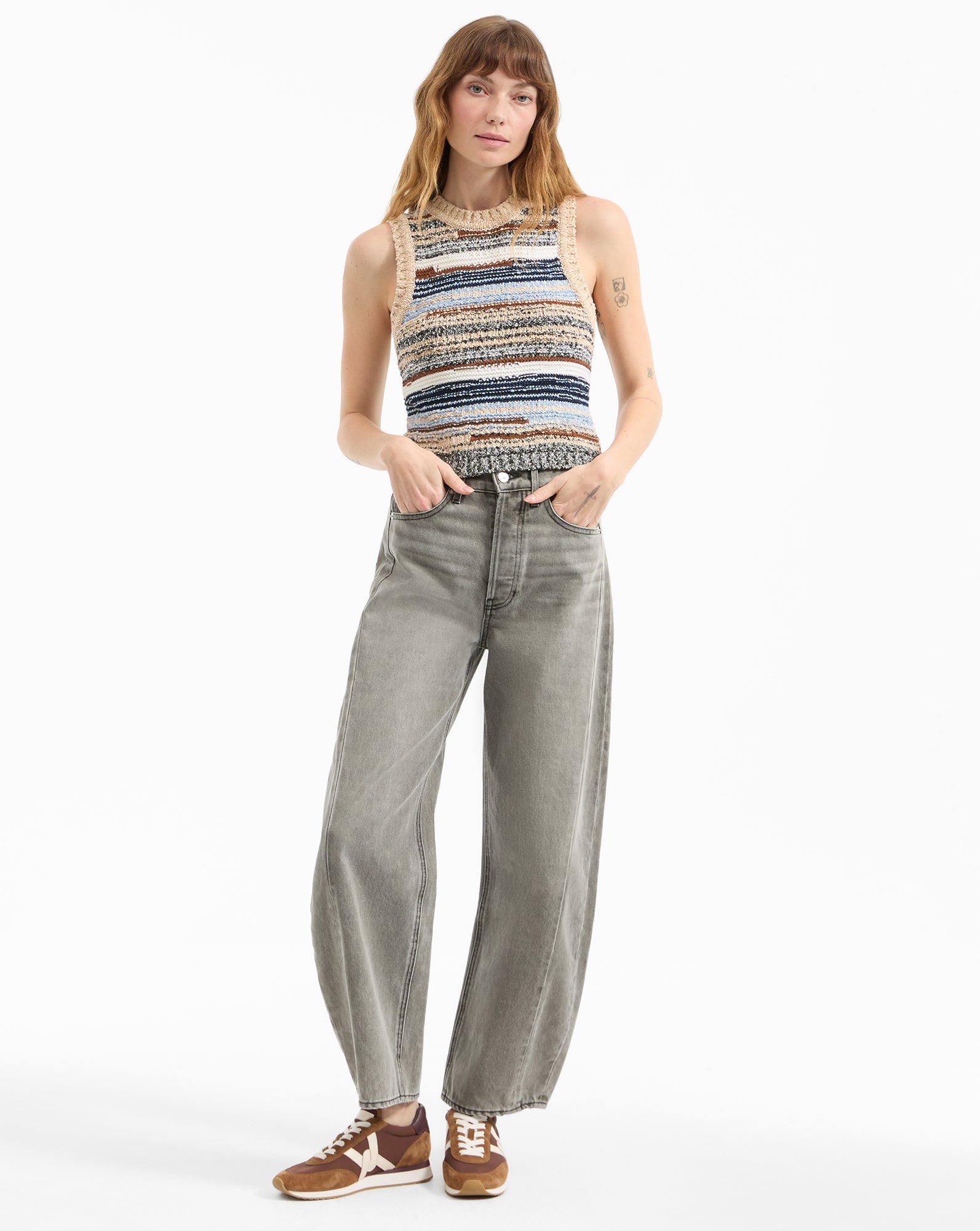 High-Rise Barrel Jean | Relaxed Fit Non-Stretch Italian Denim | Ryder
