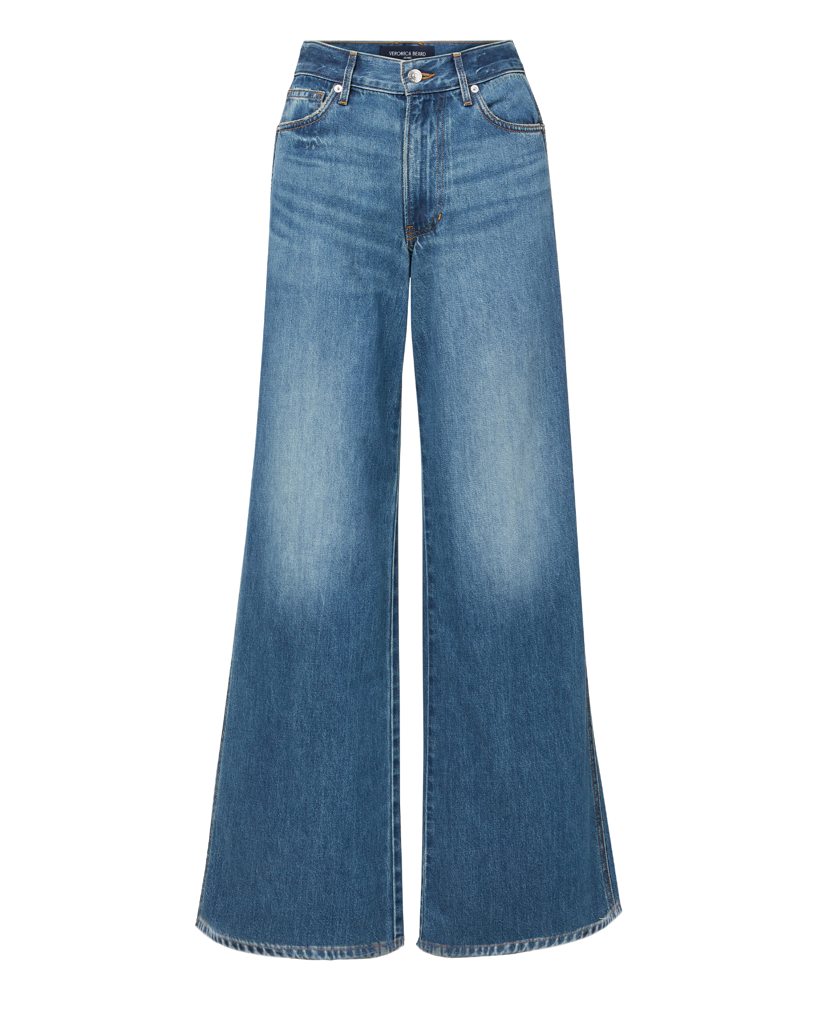 Mid Rise Wide-Leg Jeans in Soft Dream Denim | Kasey