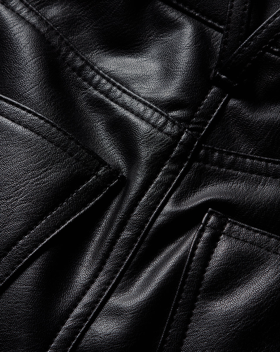 Vegan Leather Skinny-Flare Pants for Women | Beverly
