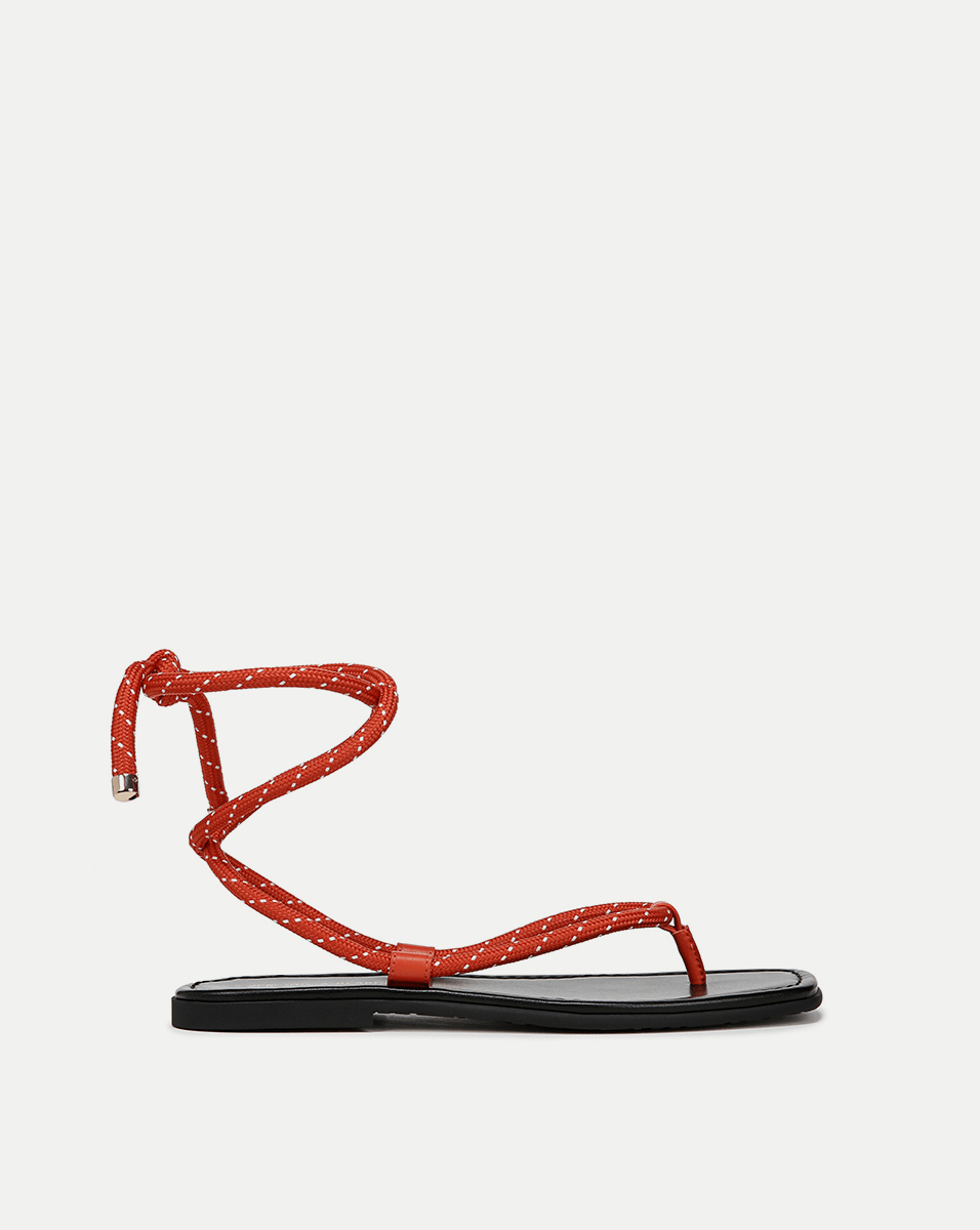 Leather Cord Wrap Sandals for Women | Carmina