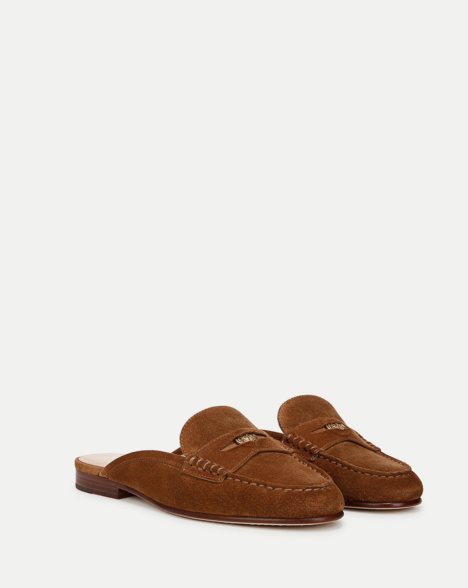 Plush Suede Mule Loafers for Everyday Wear | Penny