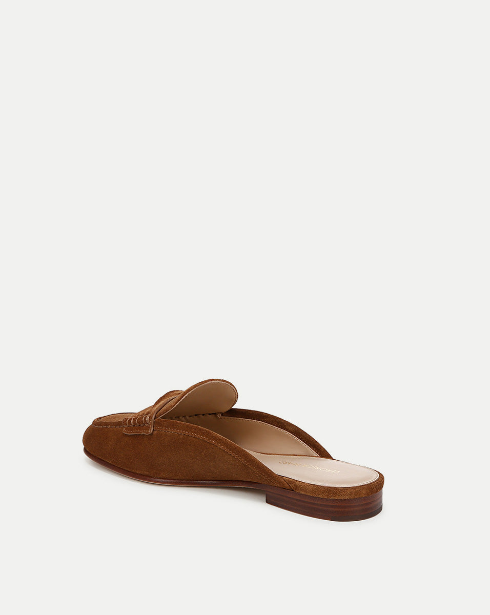 Plush Suede Mule Loafers for Everyday Wear | Penny