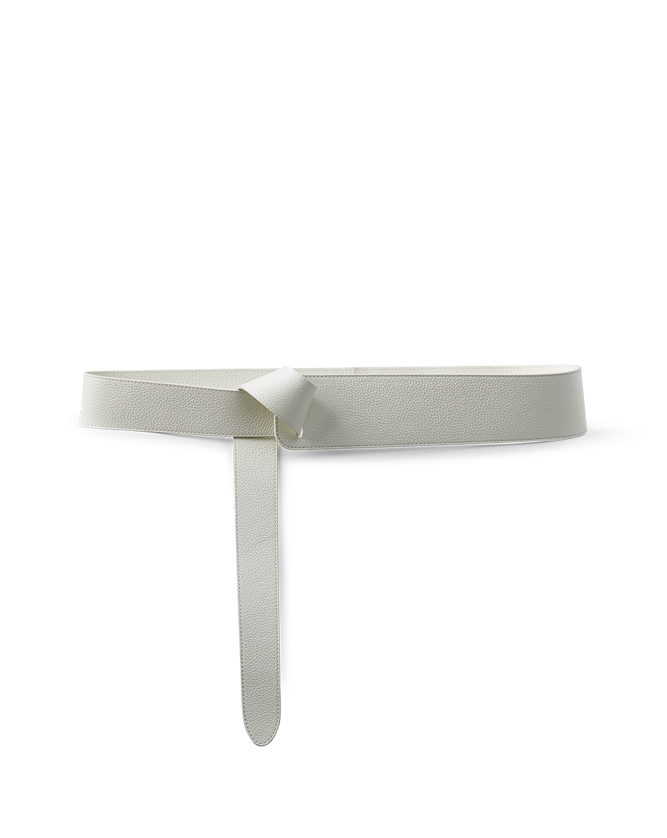 White Leather Belt for Men | Gavazzeni Londra 6cm Wide