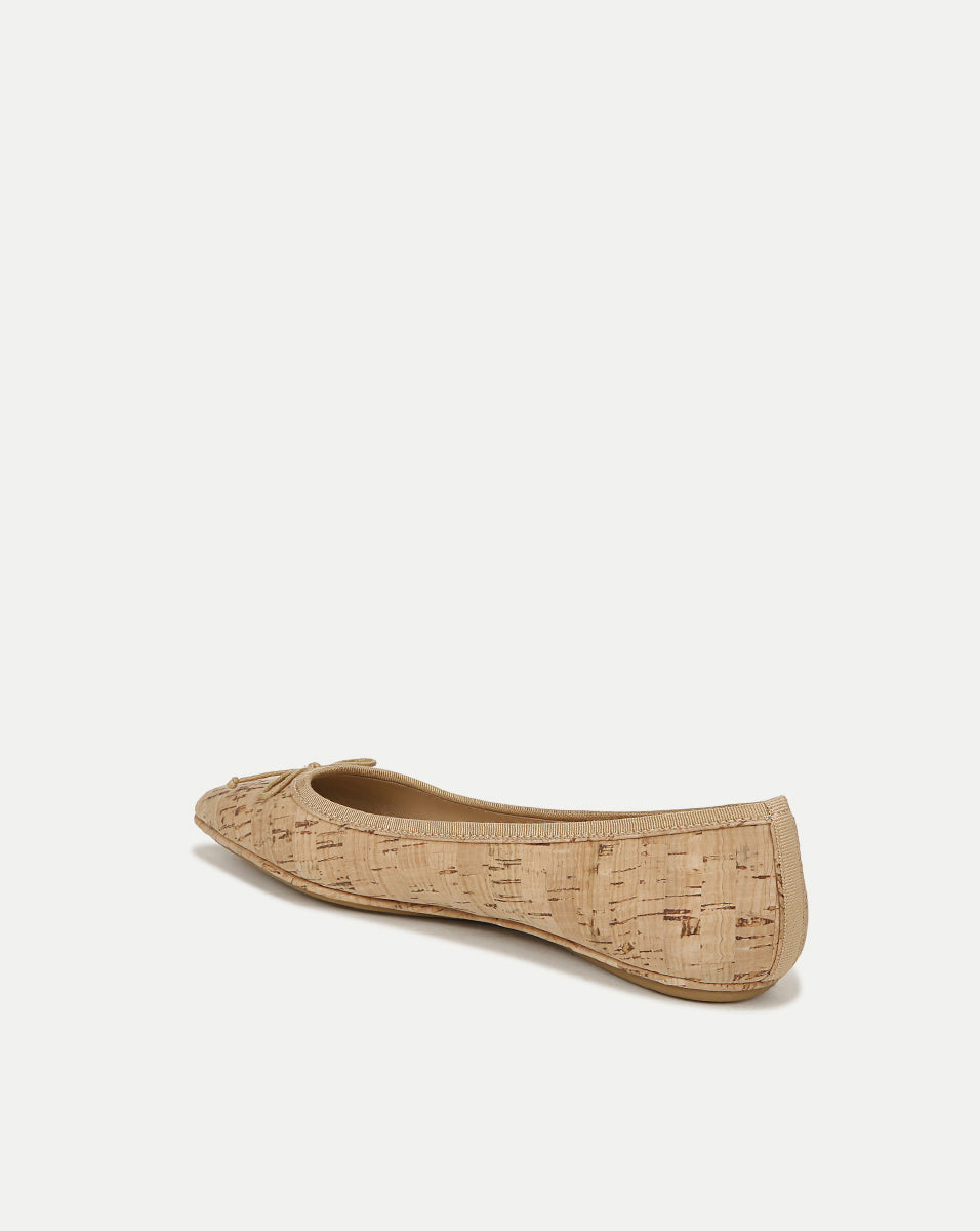 Cork Ballet Flats for Women with Leather Footbed | Beatrix