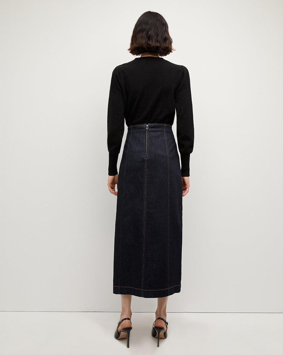 Luxury Cashmere Sweater with Button Accent | Nelia Pullover