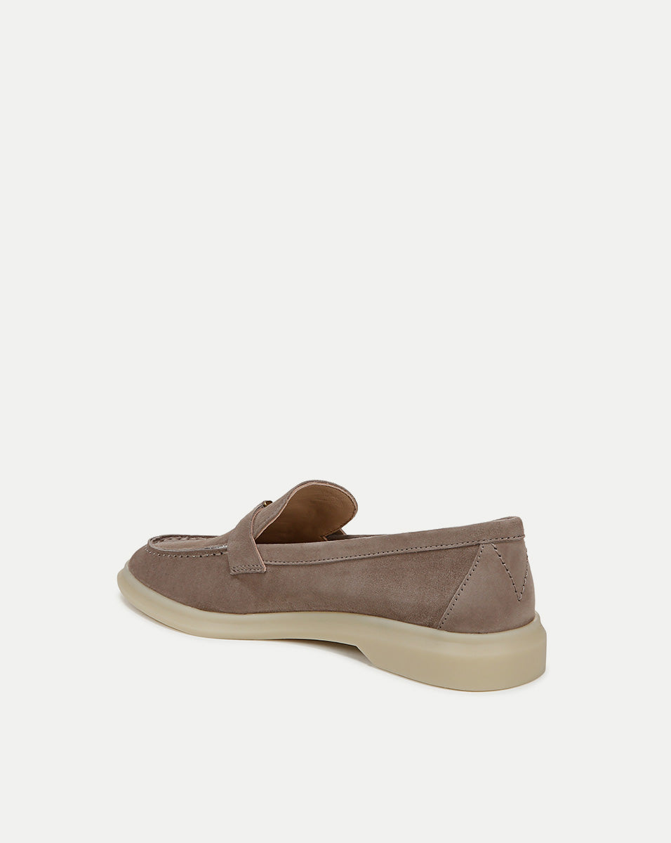 Suede Loafers for Women with V-Shaped Hardware | Ailey