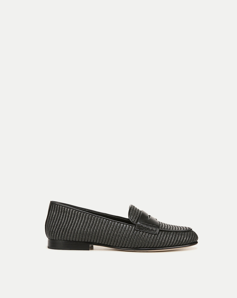Raffia Penny Loafers for Men & Women | Leather Comfort Slip-Ons