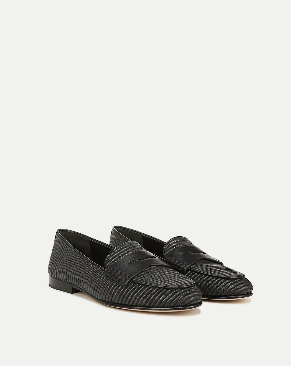 Raffia Penny Loafers for Men & Women | Leather Comfort Slip-Ons