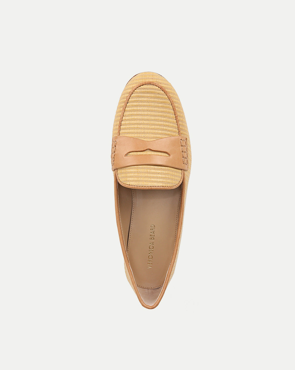 Raffia Penny Loafers for Men & Women | Leather Comfort Slip-Ons