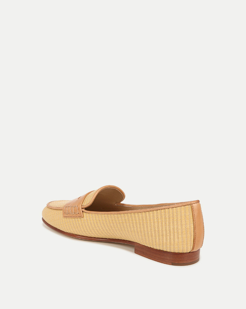 Raffia Penny Loafers for Men & Women | Leather Comfort Slip-Ons