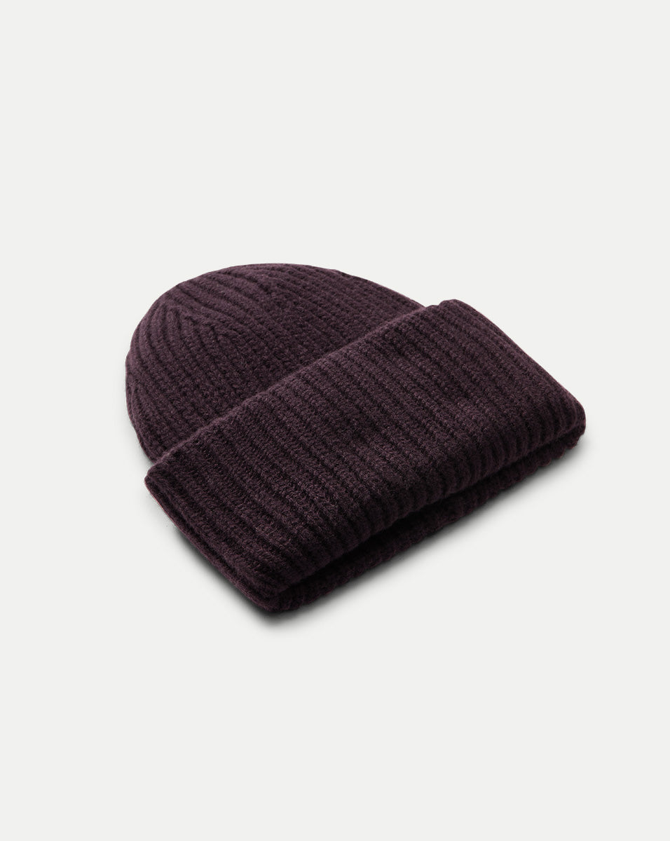 100% Cashmere Foldover Beanie for Winter | Ultra Soft & Warm