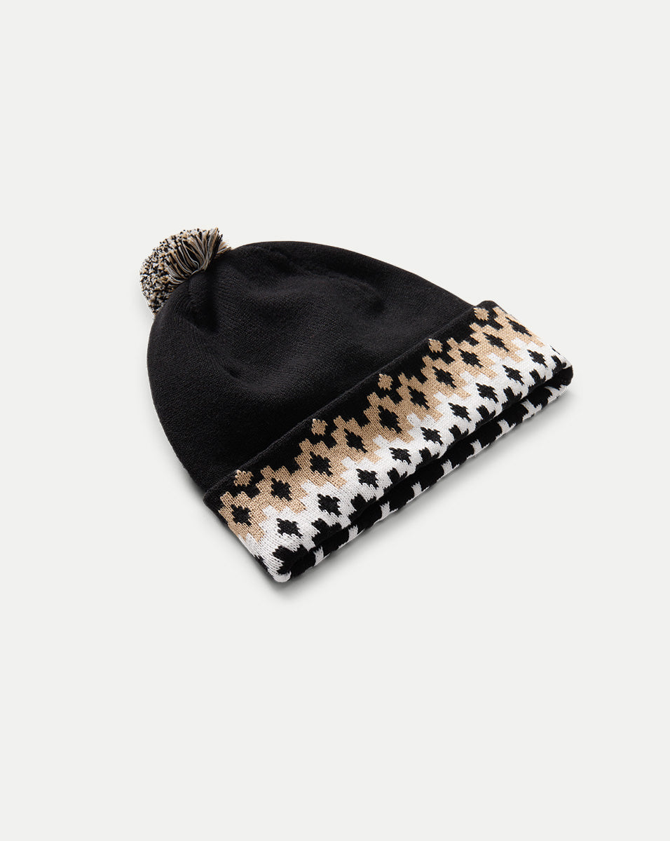 Organic Cotton Knit Beanie with Pom-Pom for Winter | Fairbanks