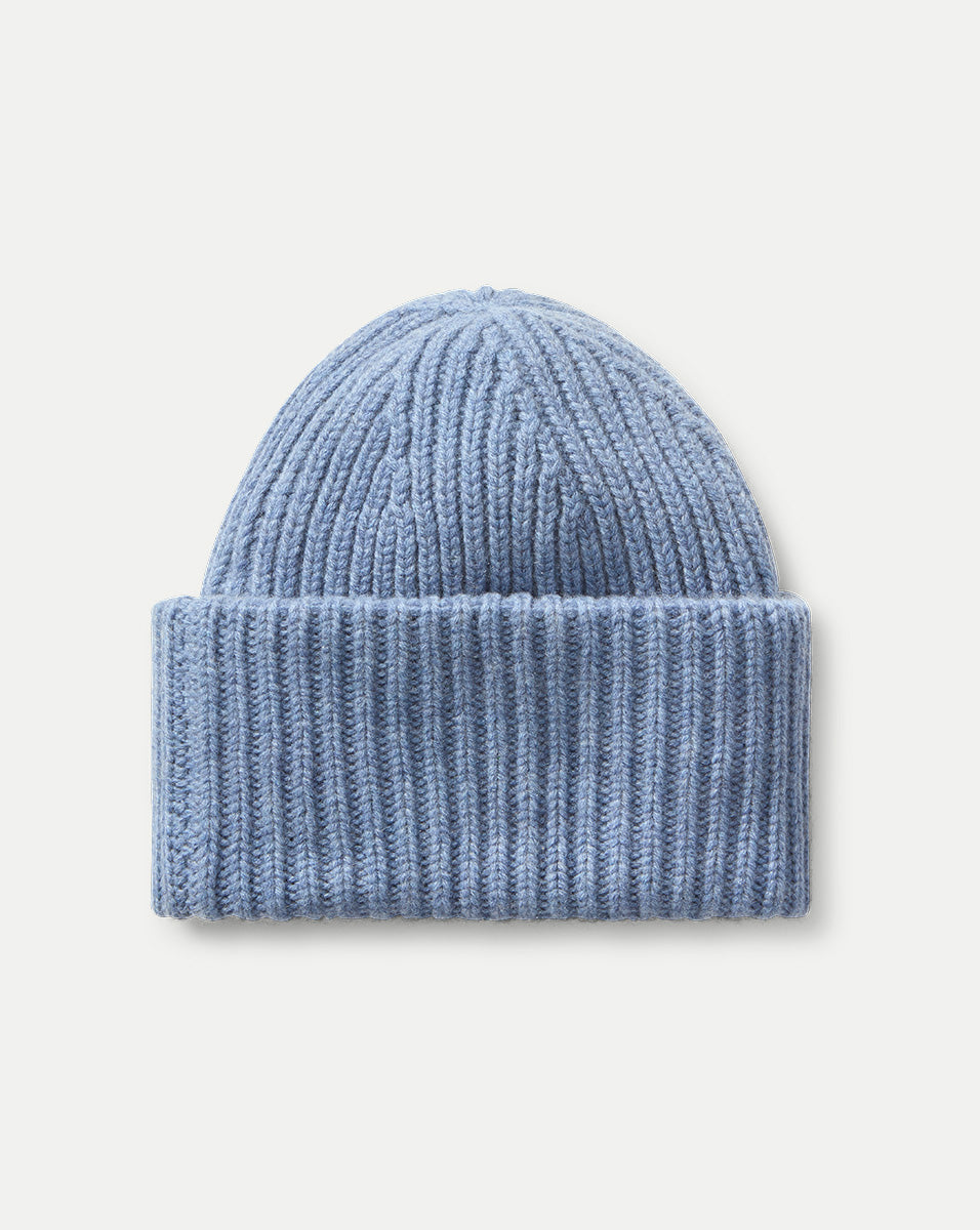100% Cashmere Foldover Beanie for Winter | Ultra Soft & Warm