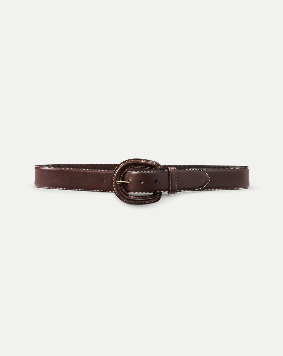 Genuine Norwegian Leather Belt for Men | Gavazzeni Aloe