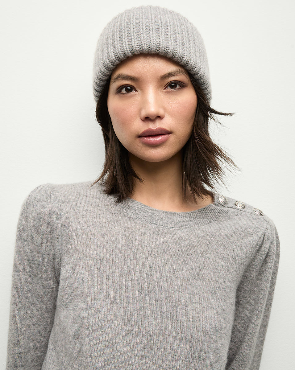 100% Cashmere Foldover Beanie for Winter | Ultra Soft & Warm
