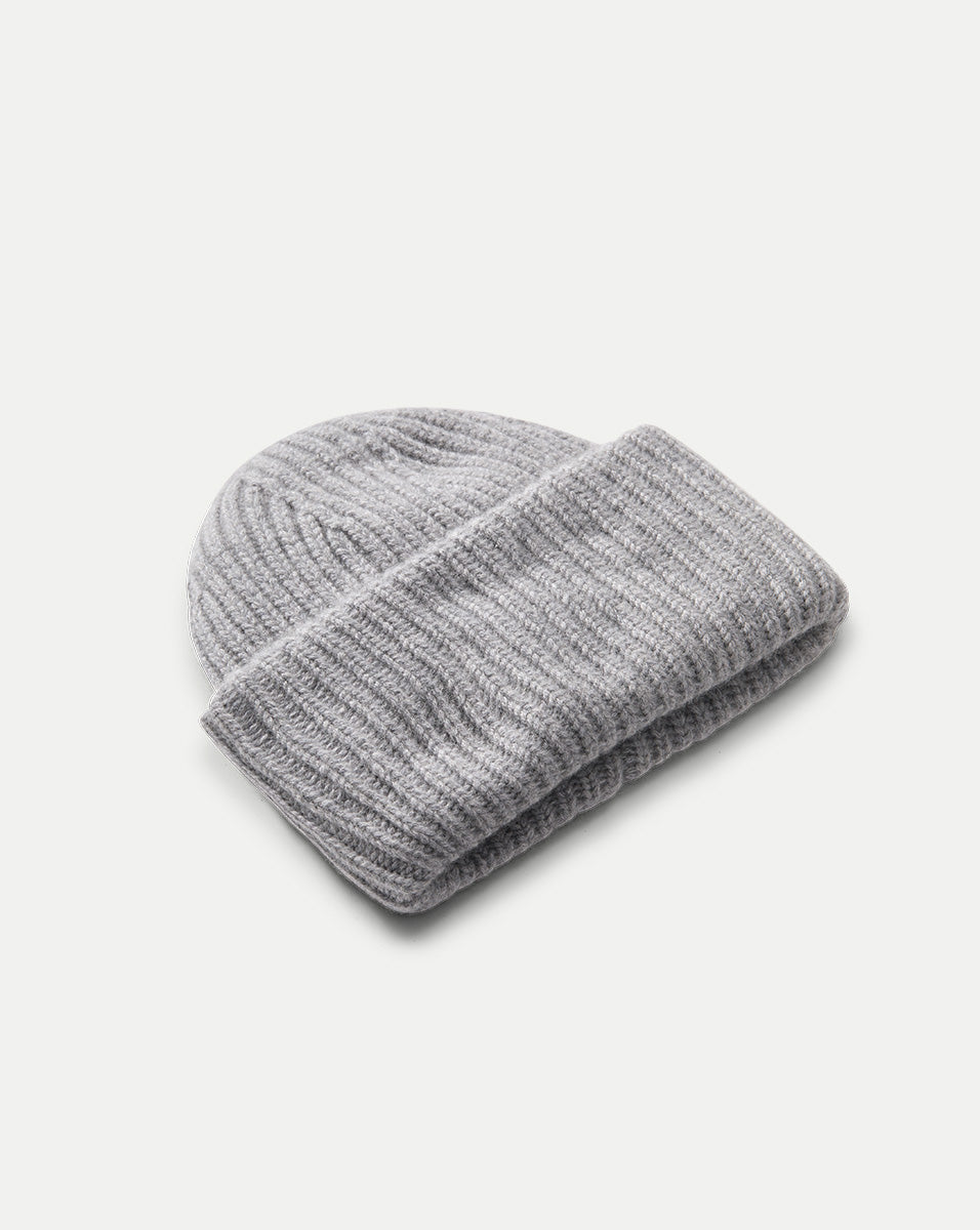 100% Cashmere Foldover Beanie for Winter | Ultra Soft & Warm