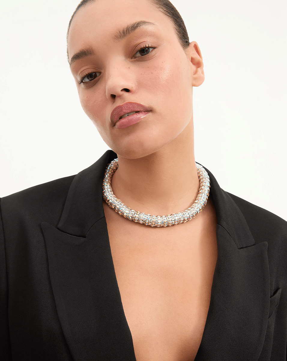Sparkling Fat Diamond Necklace for Parties | Pearl Octopuss.y