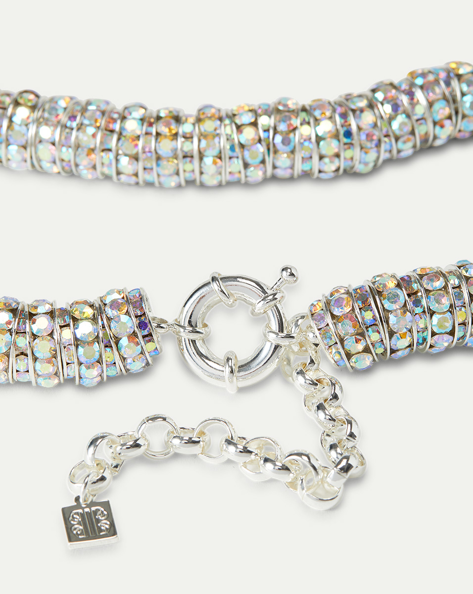 Sparkling Fat Diamond Necklace for Parties | Pearl Octopuss.y