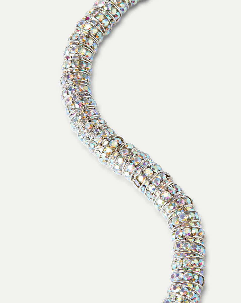 Sparkling Fat Diamond Necklace for Parties | Pearl Octopuss.y