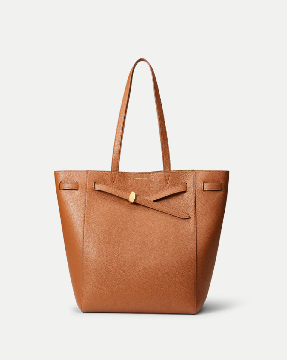 Leather Tote Bag for Women with Adjustable Strap & Pockets | Veronica Beard
