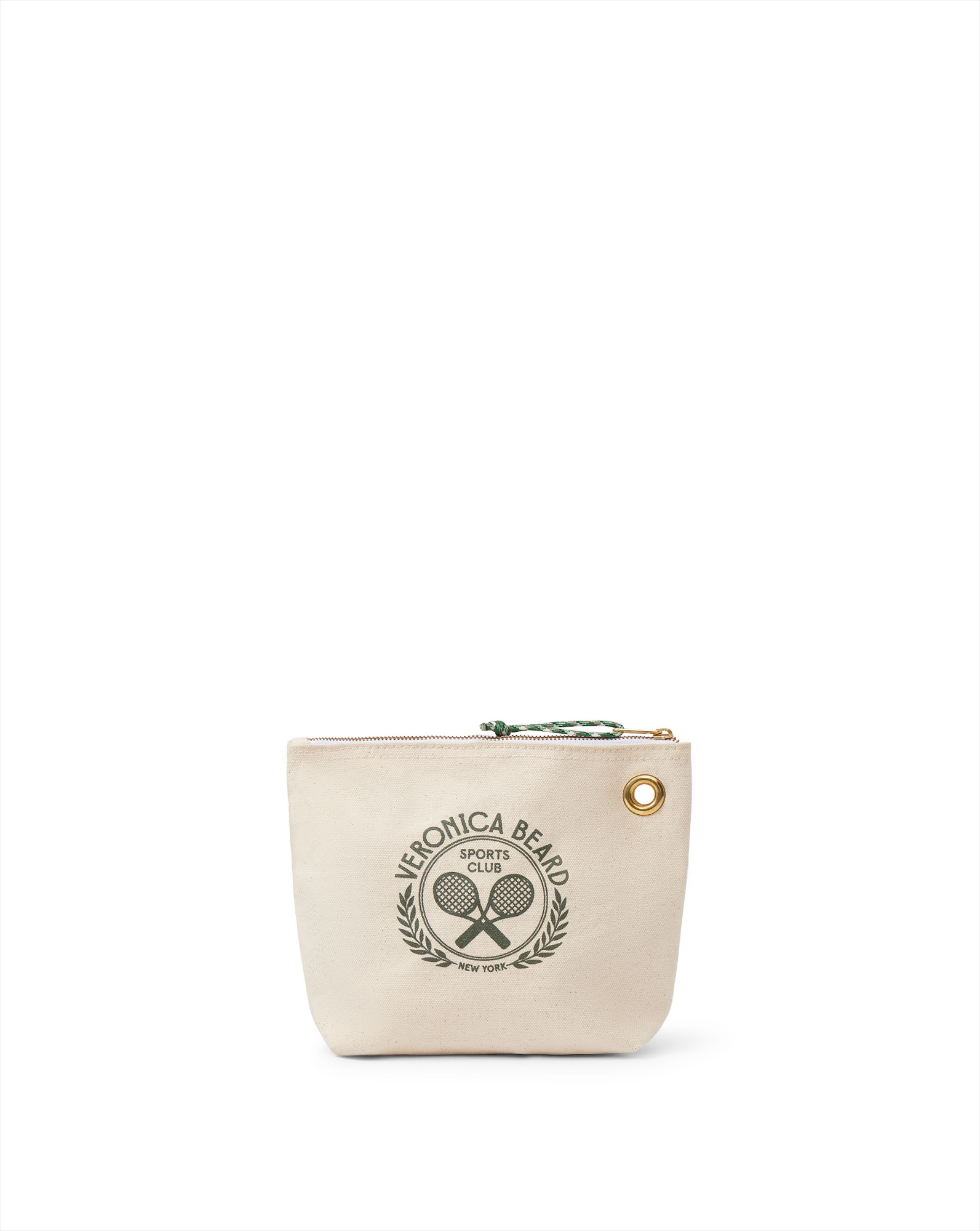 Canvas Pouch for Essentials with Cotton & Paracord Zipper | Veronica Beard