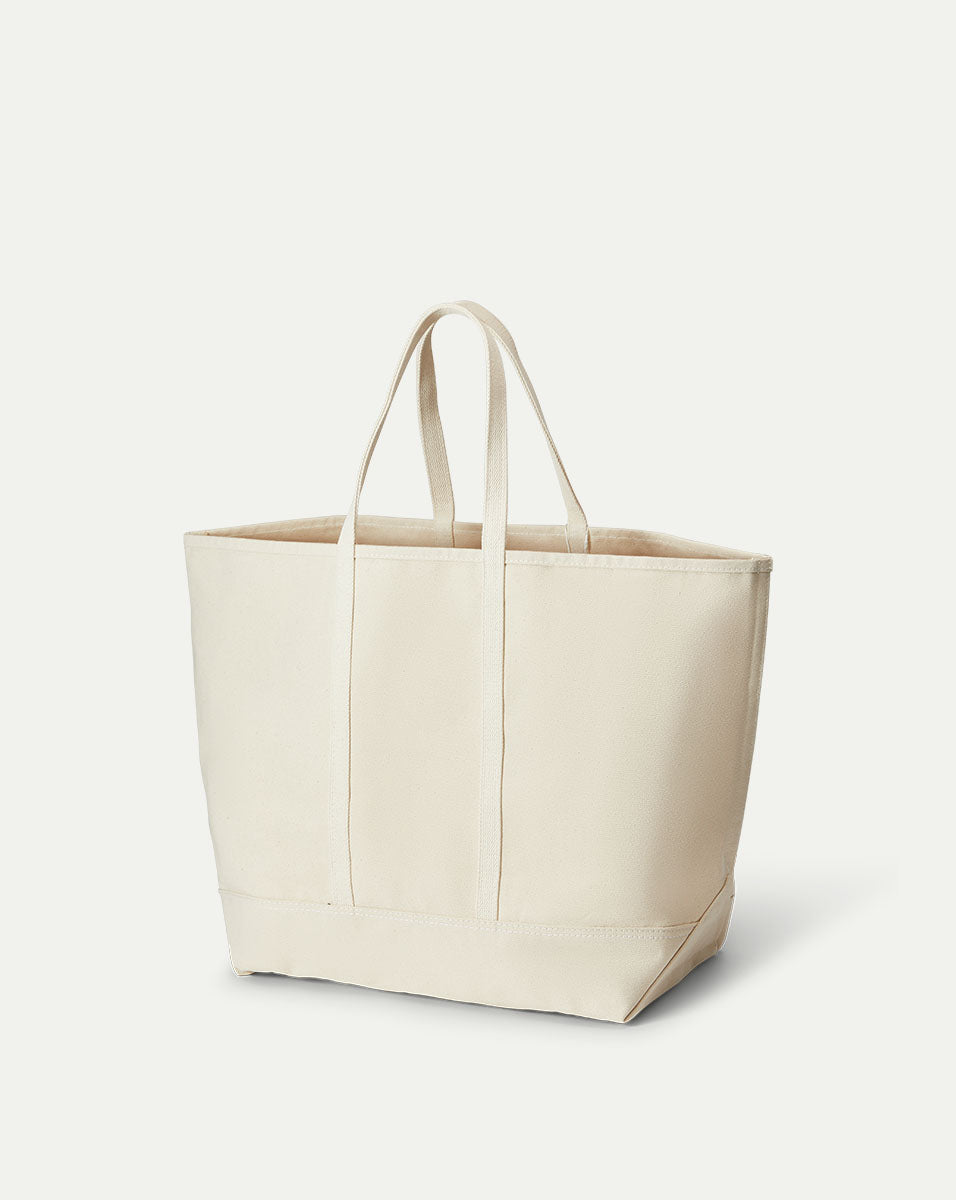 Large Cotton Canvas Tote Bag for Travel & Everyday | Durable USA-Made