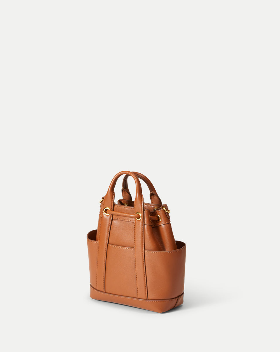 Mini Leather Crossbody Bag with Removable Strap | Veronica Beard
