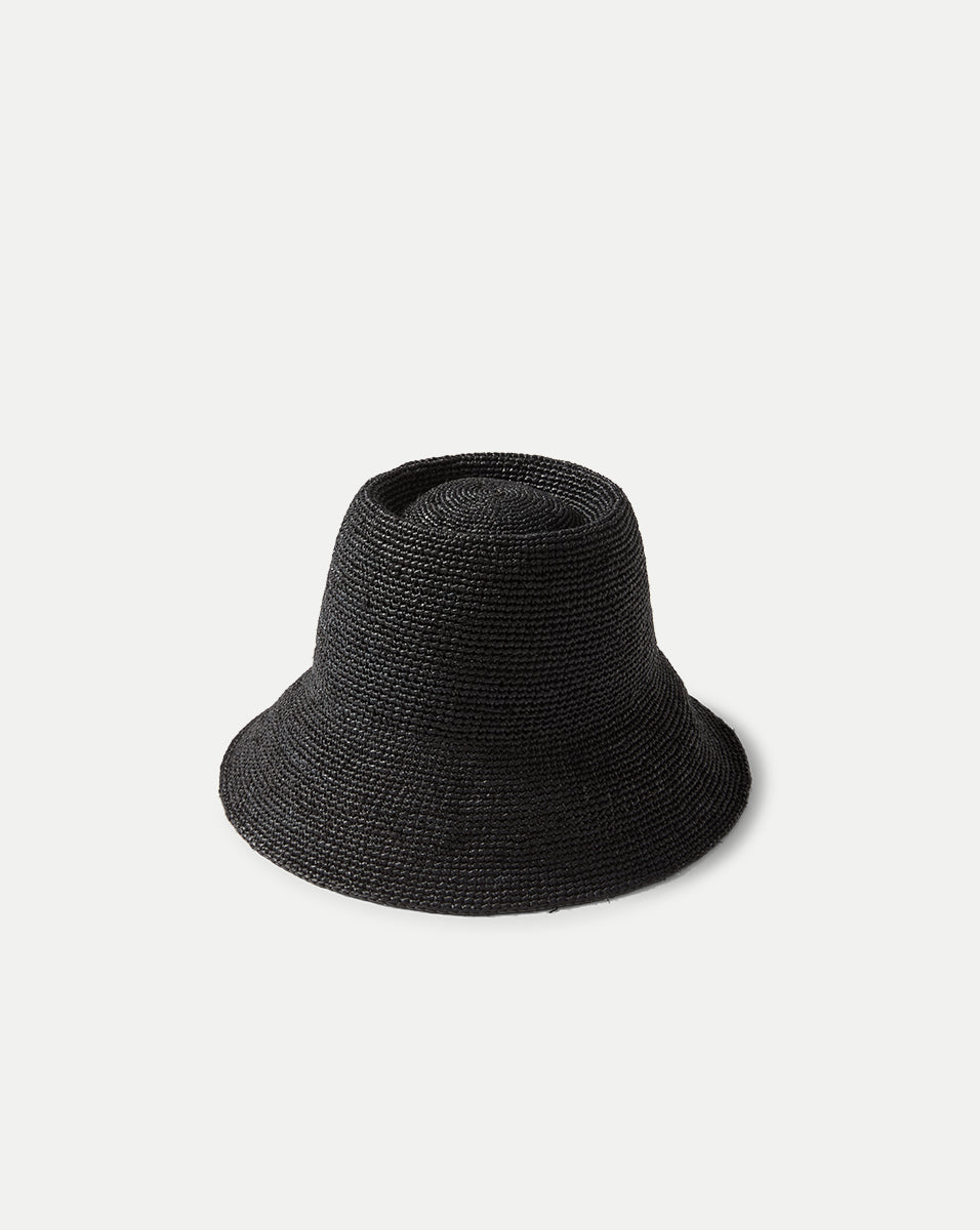 Raffia Straw Bucket Hat for Women | Janessa Leoné