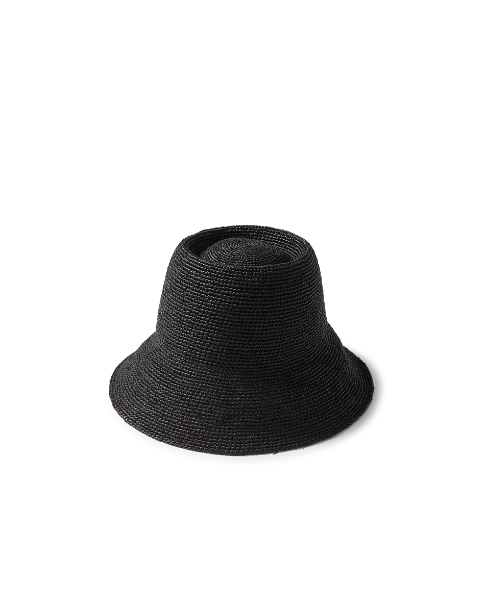 Raffia Straw Bucket Hat for Women | Janessa Leoné