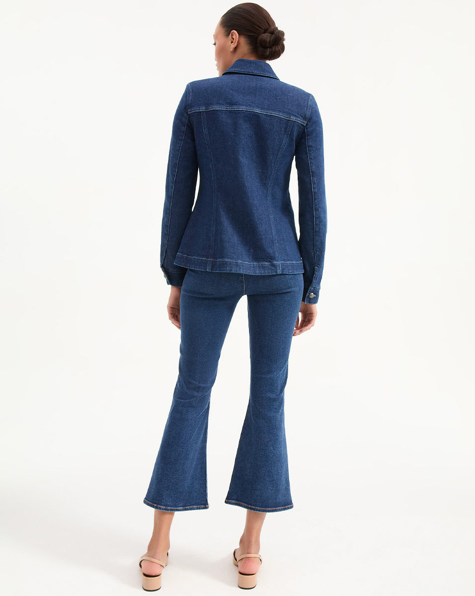 Tailored Italian Denim Jacket for Women | Alfie