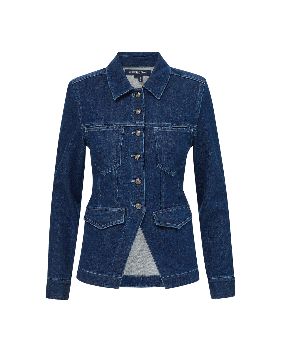 Tailored Italian Denim Jacket for Women | Alfie