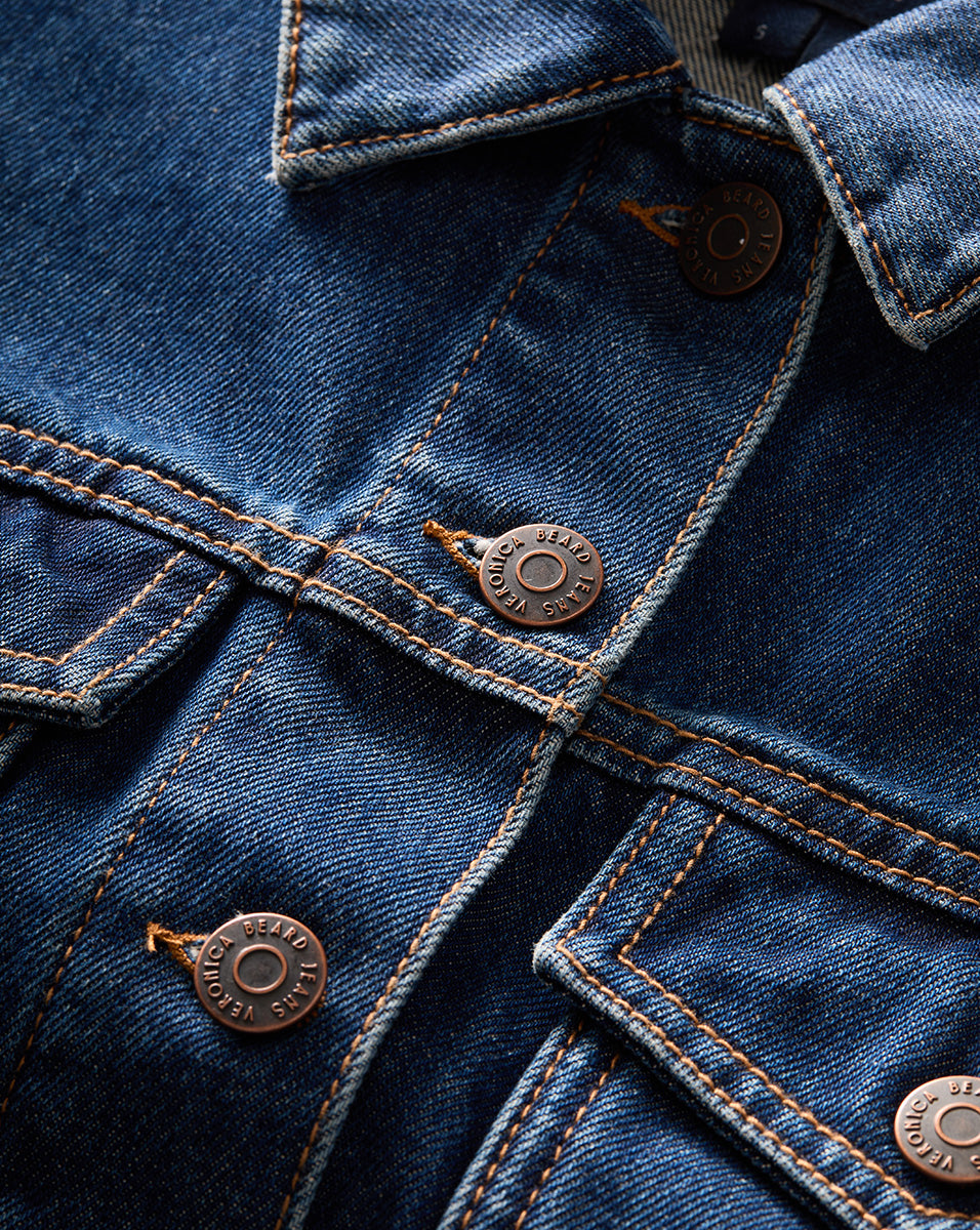 Premium Japanese Denim Jacket - Cropped Boxy Fit | Phila