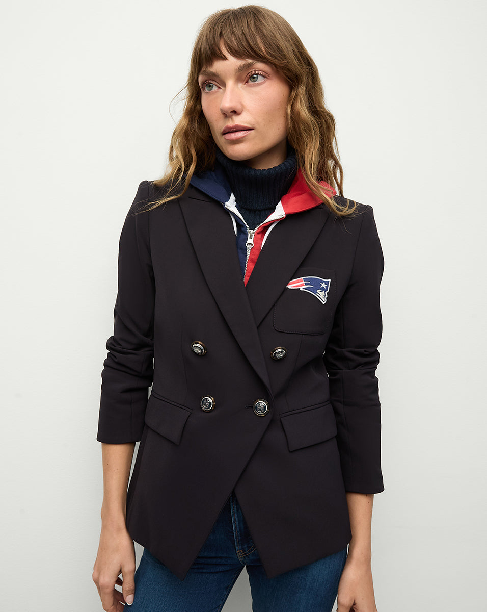 Navy NFL Dickey Jacket for Travel | New England Patriots