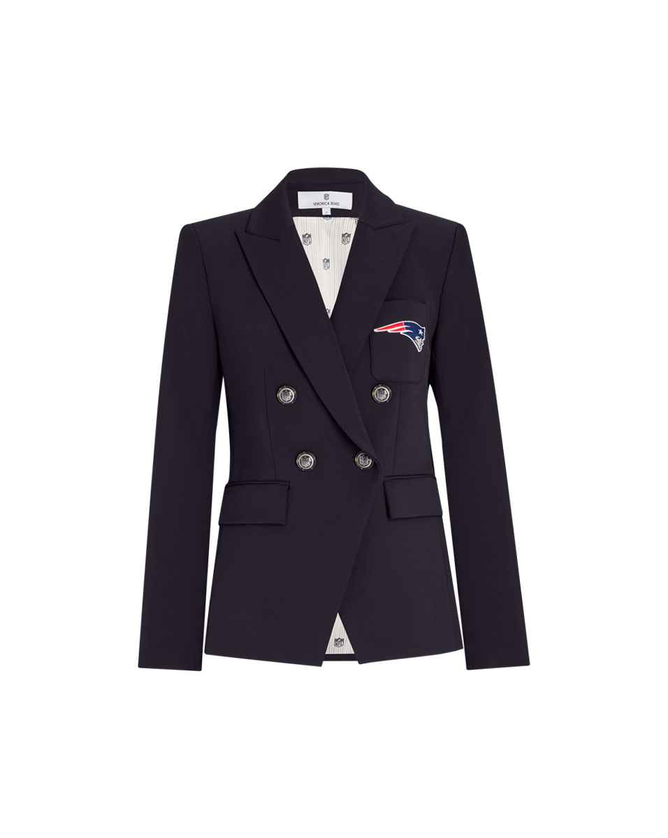 Navy NFL Dickey Jacket for Travel | New England Patriots