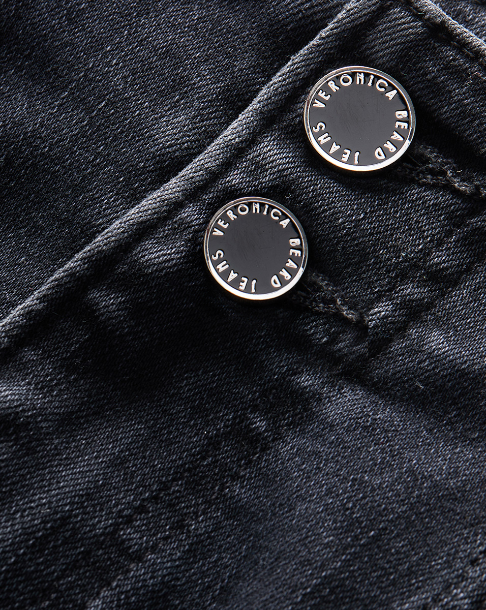 High-Rise Kick-Flare Jeans with Super-Stretch Denim | Carson