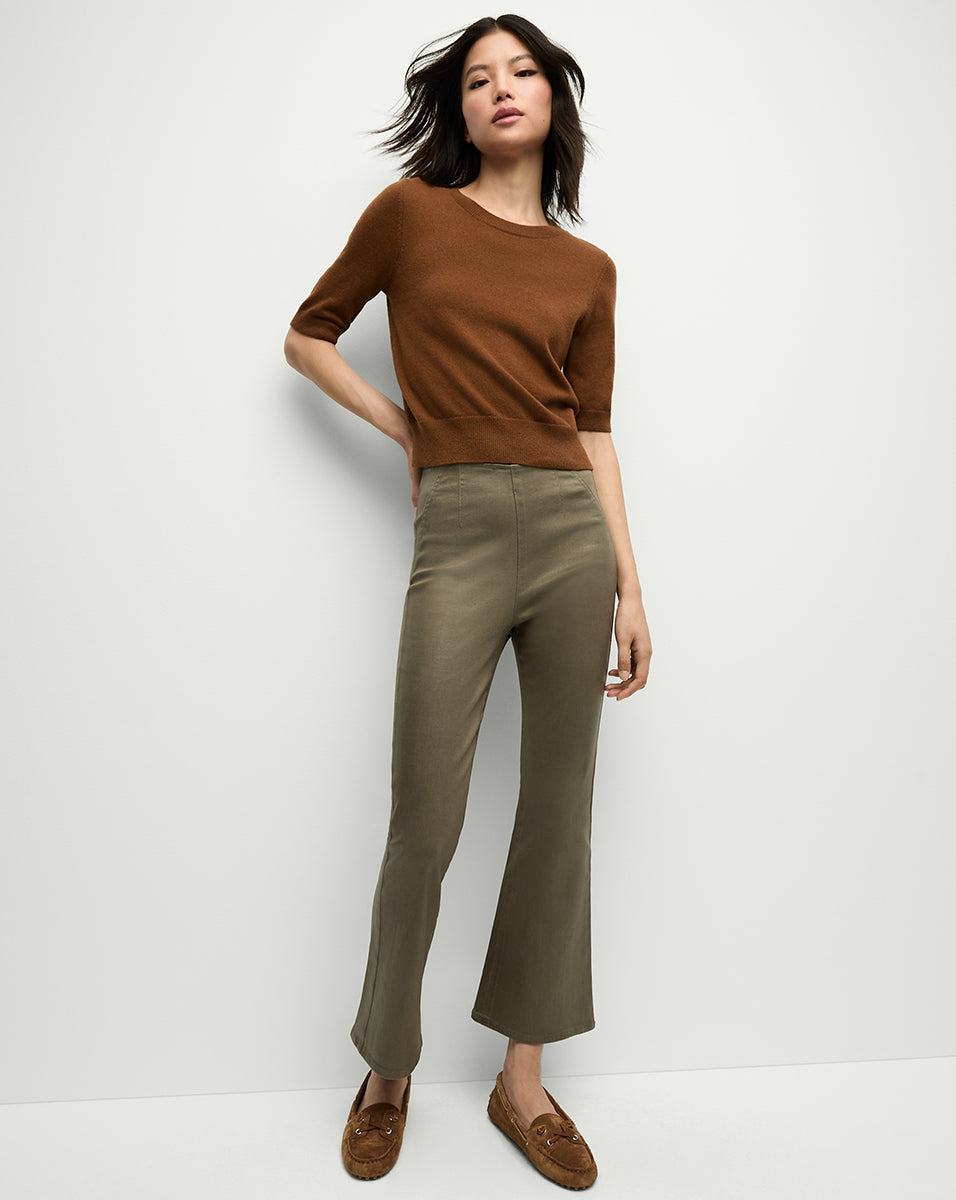 Coated Kick-Flare Jeans for Women | Carson Off-Duty Jean