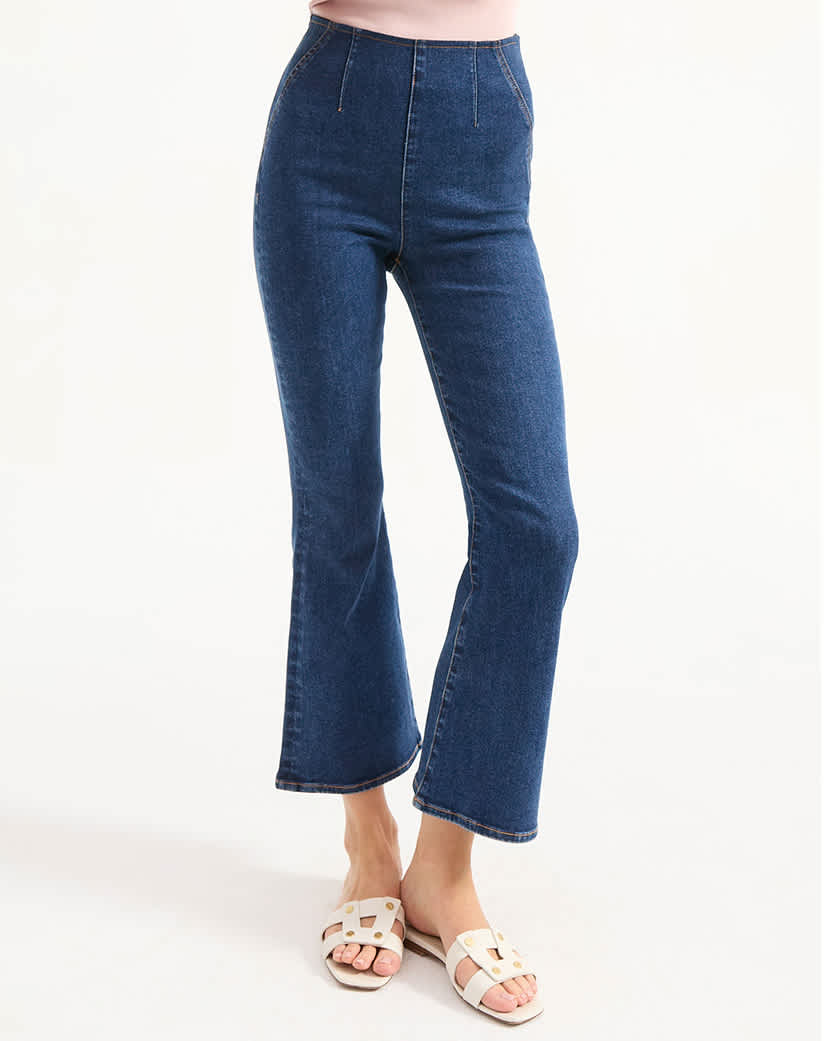 High-Rise Kick-Flare Jeans for Women | Carson Off-Duty
