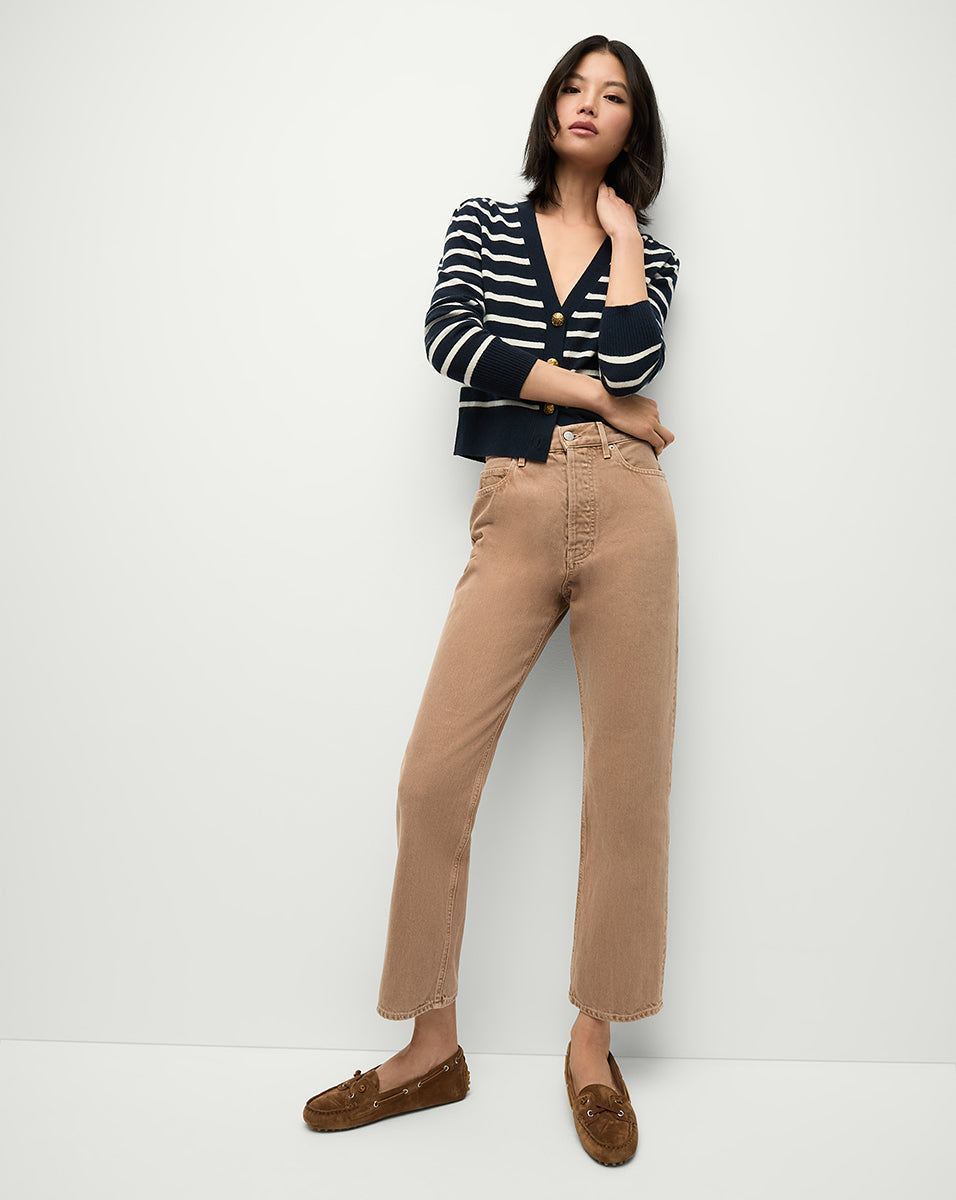 High Waist Straight-Leg Jeans | Non-Stretch Japanese Denim | Daniela