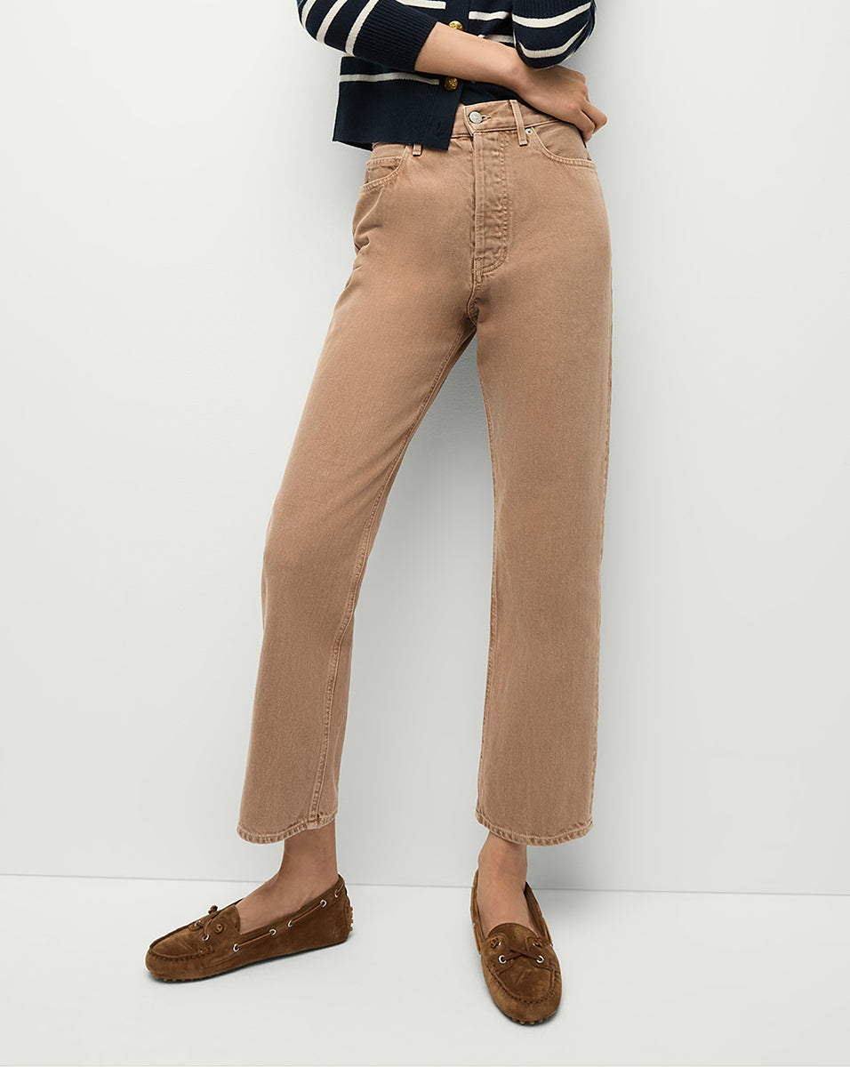 High Waist Straight-Leg Jeans | Non-Stretch Japanese Denim | Daniela