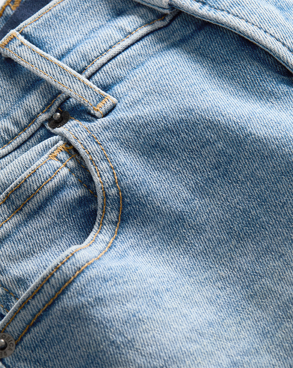 Raw Hem Bootcut Jeans for Women | Premium Italian Denim