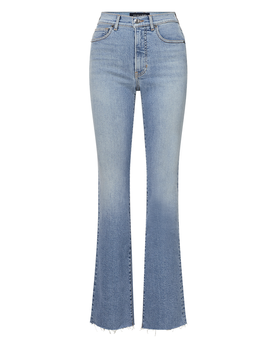 Raw Hem Bootcut Jeans for Women | Premium Italian Denim