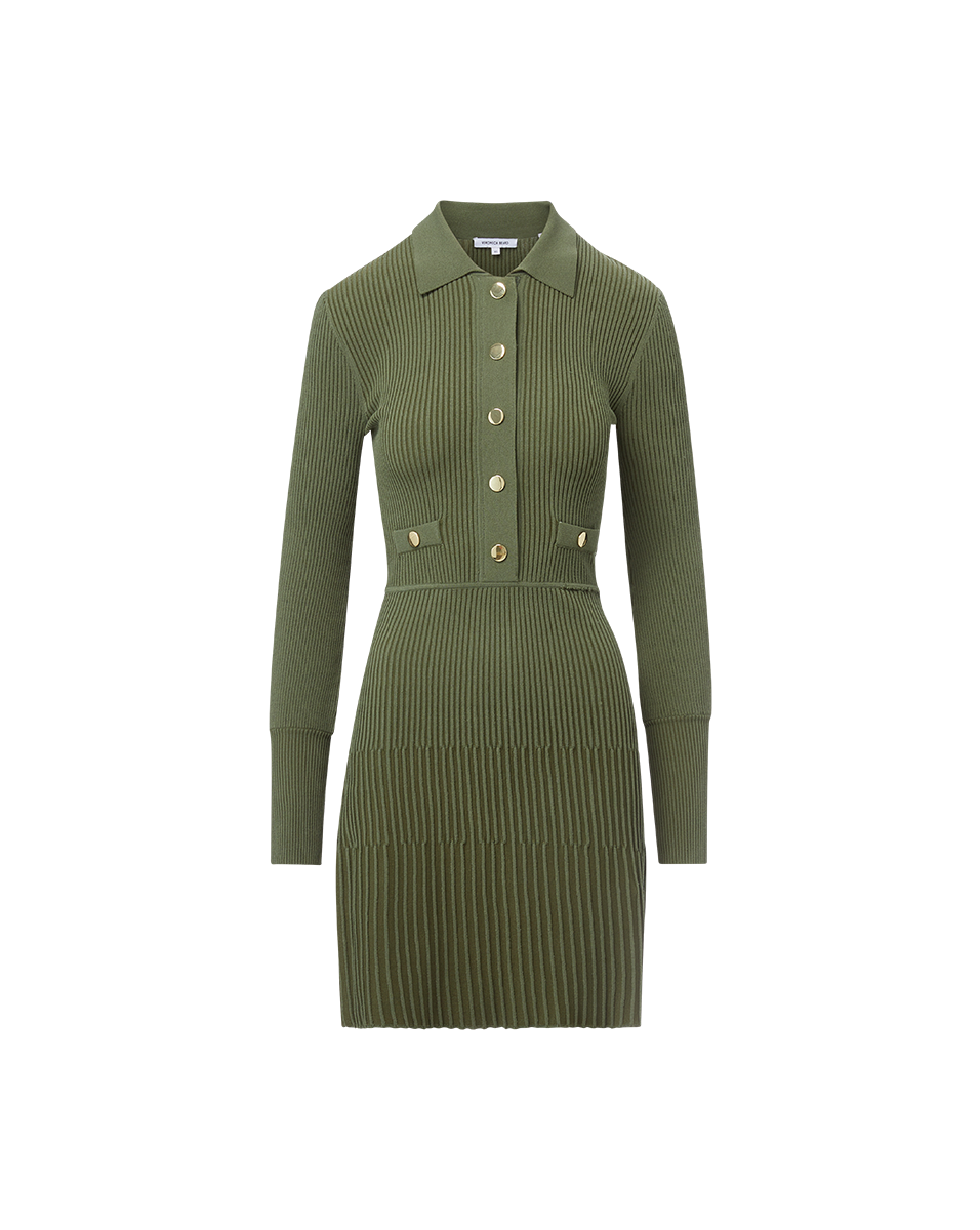 Ribbed Sweater Dress with Bishop Sleeves | Lauper Mini Dress
