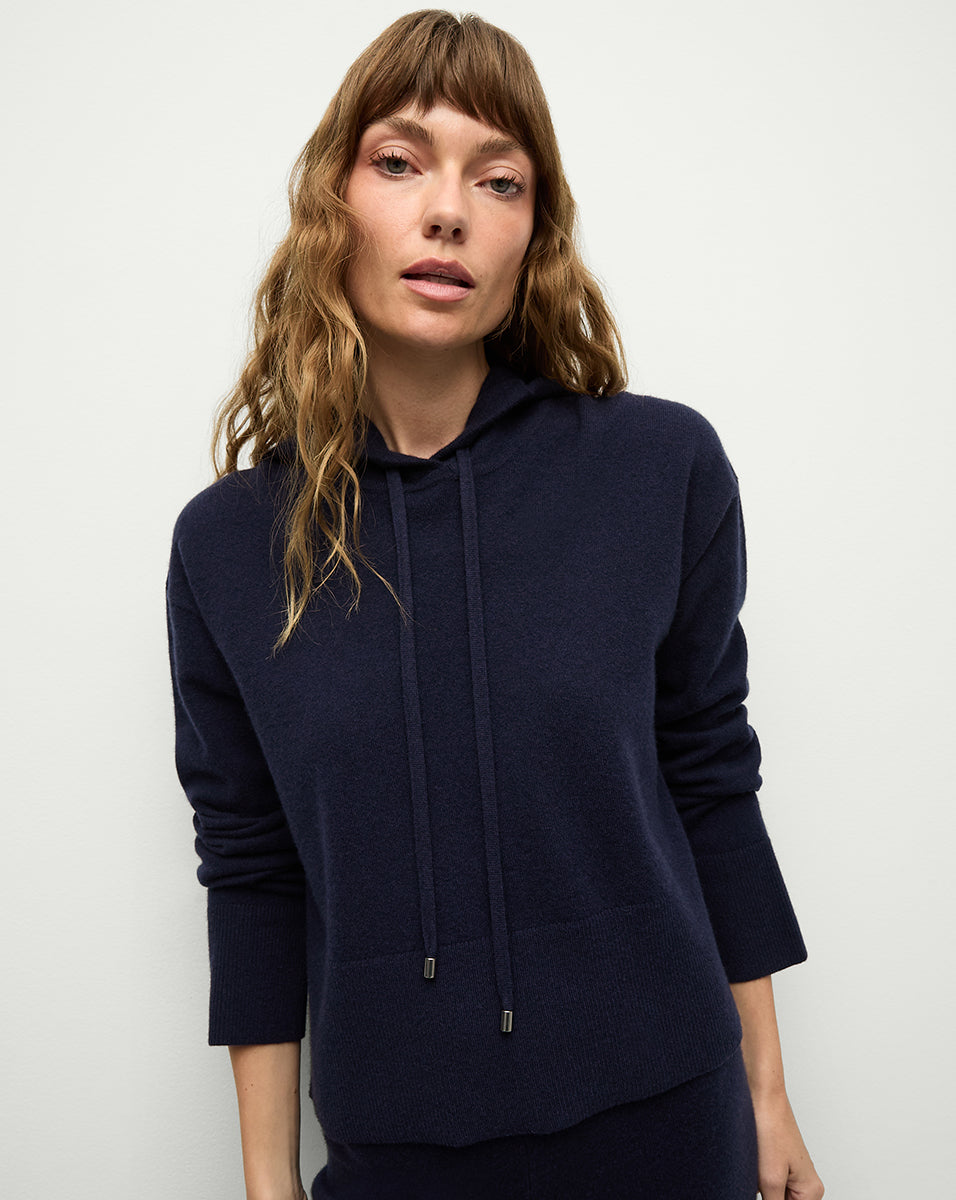 Cashmere Merino Wool Hoodie | Billy Relaxed Fit Sweatshirt