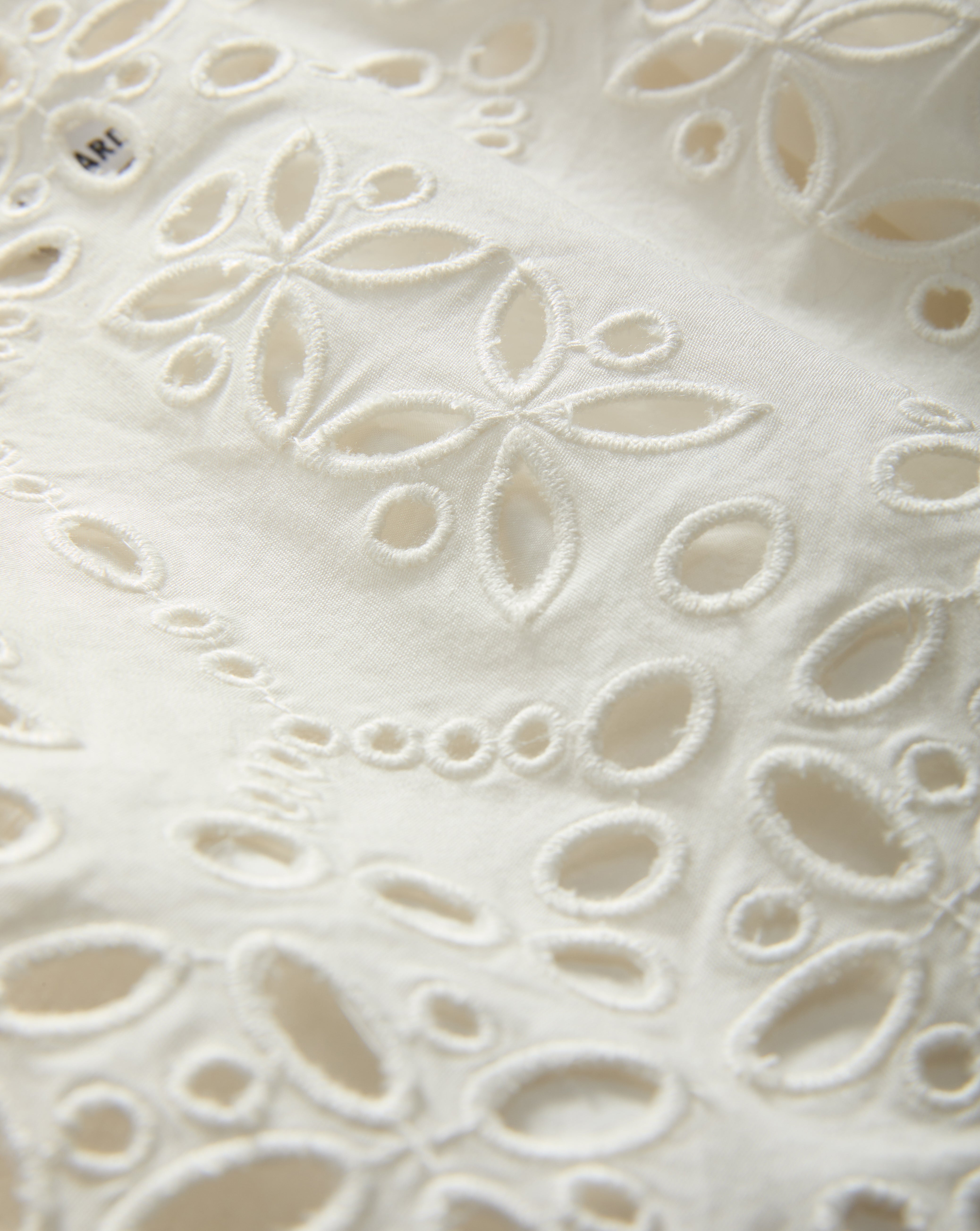 Eyelet Cotton Tank Top with Scalloped Hem | Adelyn