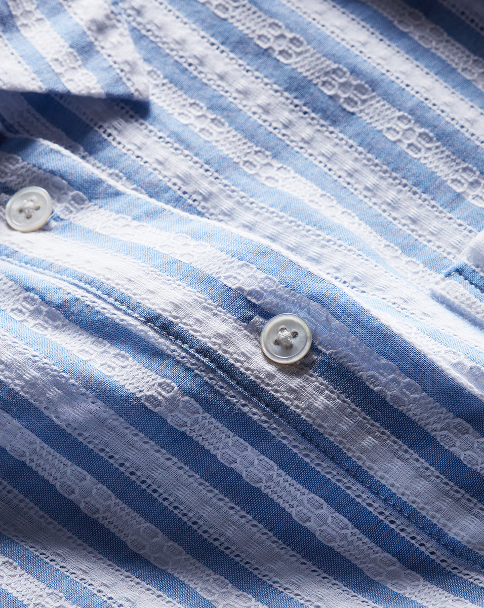 Oversized Cotton Button-Down Shirt for Summer | Keiko