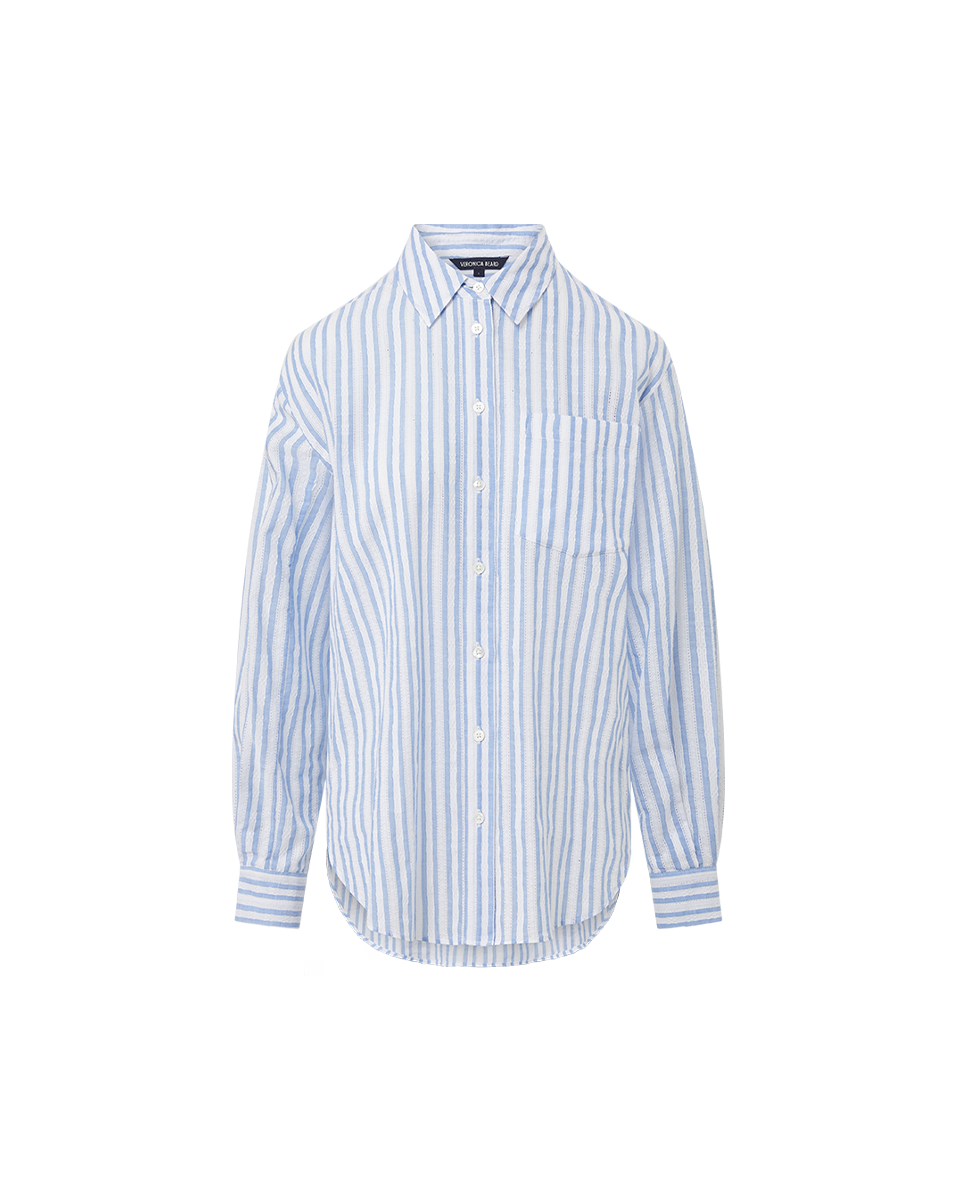 Oversized Cotton Button-Down Shirt for Summer | Keiko