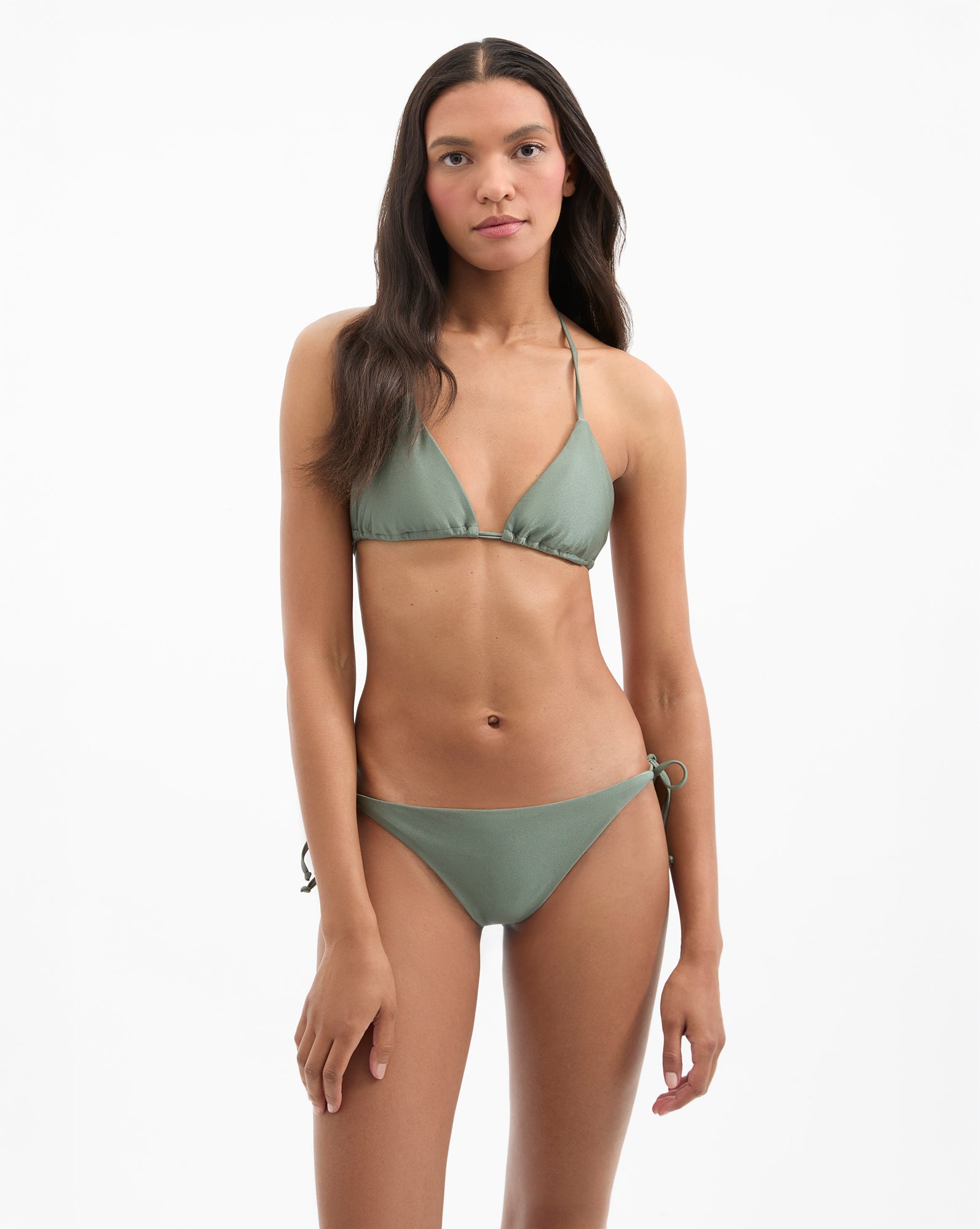 Classic Triangle Bikini Top with Self-Ties | Cala