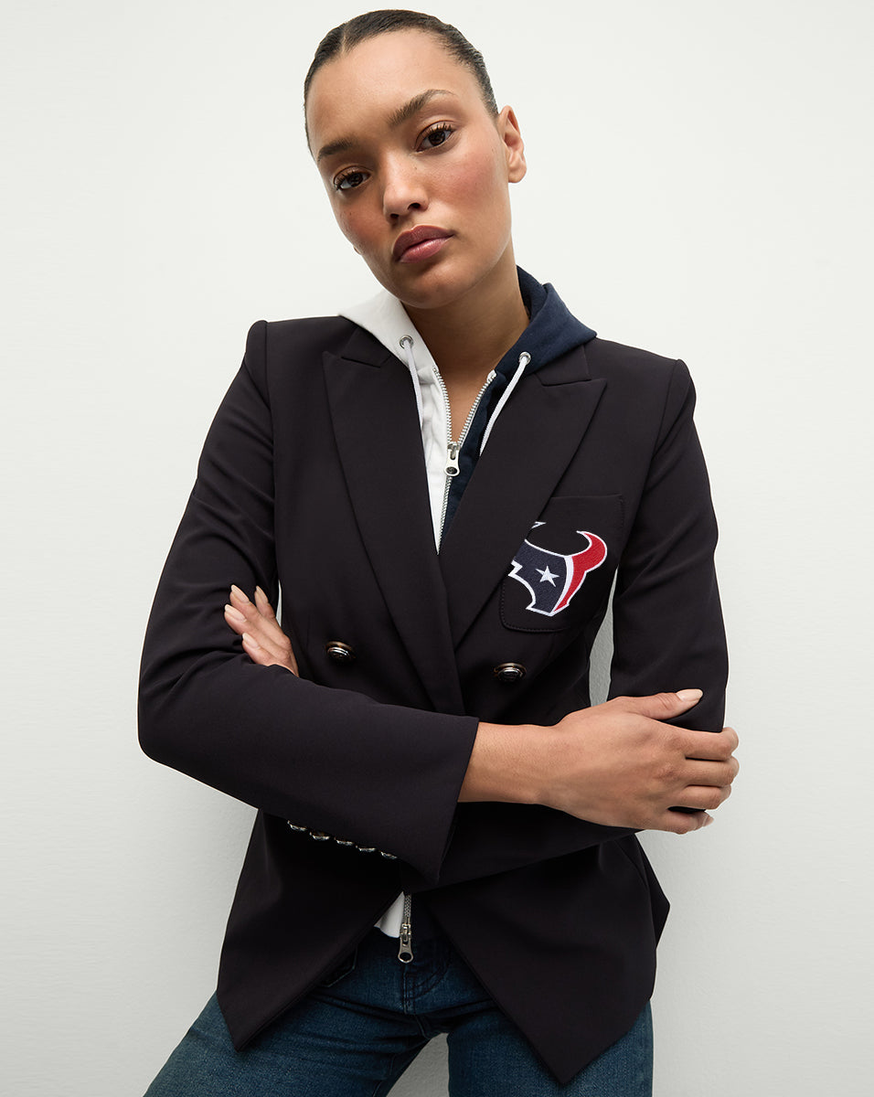 NFL Houston Texans Navy Jacket with Dickey | Veronica Beard