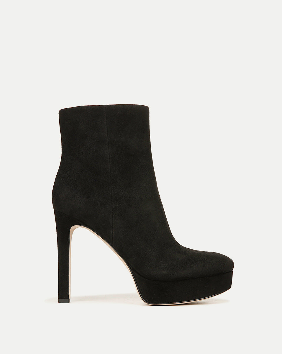 Suede Platform Bootie with 3" Heel | Dali
